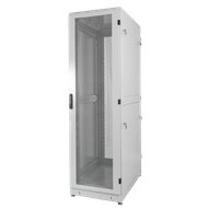 Шкаф серверный напольный 42U (600 × 1200) дверь перфорированная задние двойные перф. цвет черный ЦМО ШТК-М-42.6.12-48АА-9005 30144568350